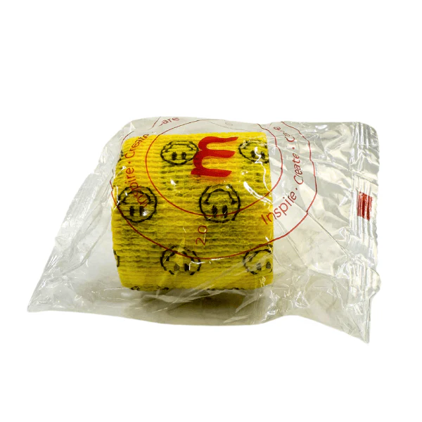 Magnum Cohesive Grip Wrap – Smiley Faces - Image 4