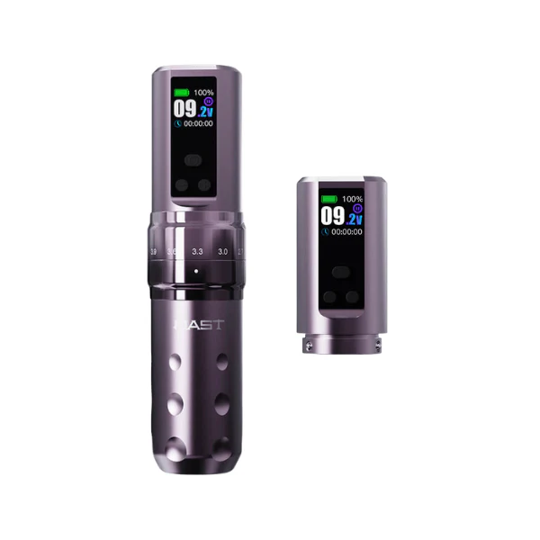 Mast Fold 2 Pro Wireless Tattoo Machine with Adjustable Stroke (2x Batteries) - Image 4