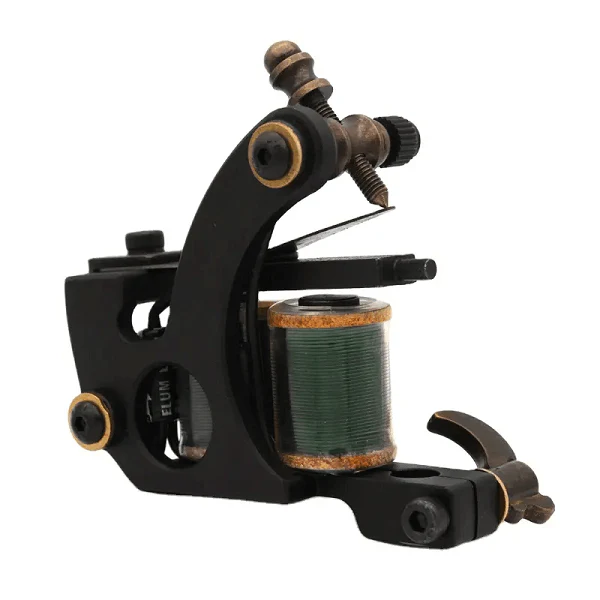 Matte Black Handmade Coil Tattoo Machine - Image 2