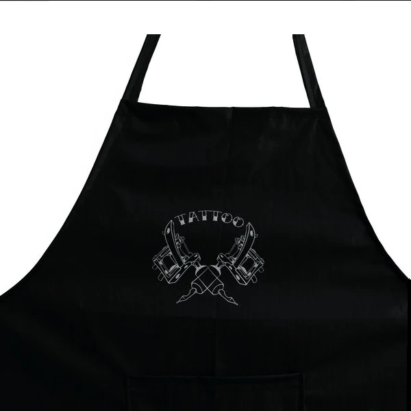Black Nylon Waterproof Tattoo Apron - Image 3