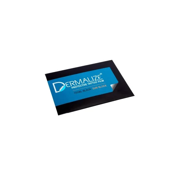 Dermalize Pro Total Black Sun Block - Protective Tattoo Film (Pack of 5) - Image 2