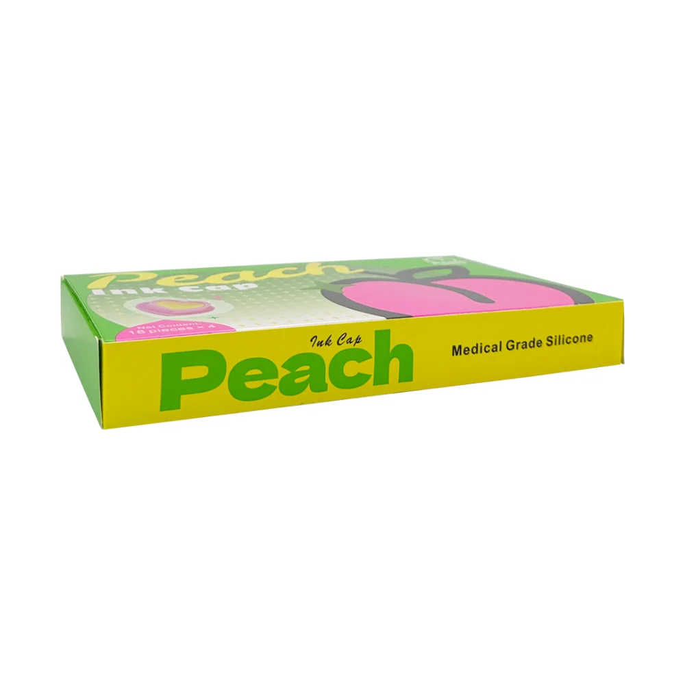 Peach Sterile Silicone Ink Caps (Box of 72) - Image 29
