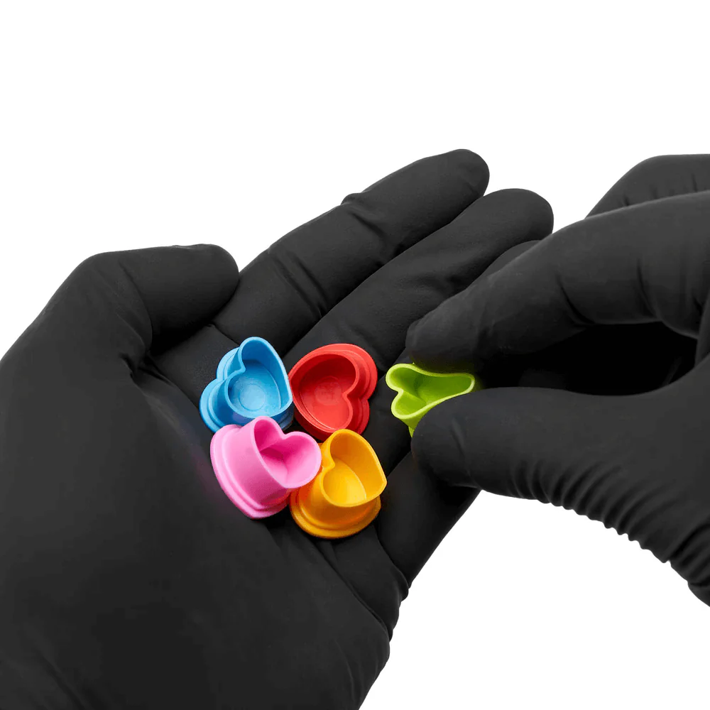 Saferly Silicone Heart Ink Caps - Medium #11 (Bag of 500) - Image 11