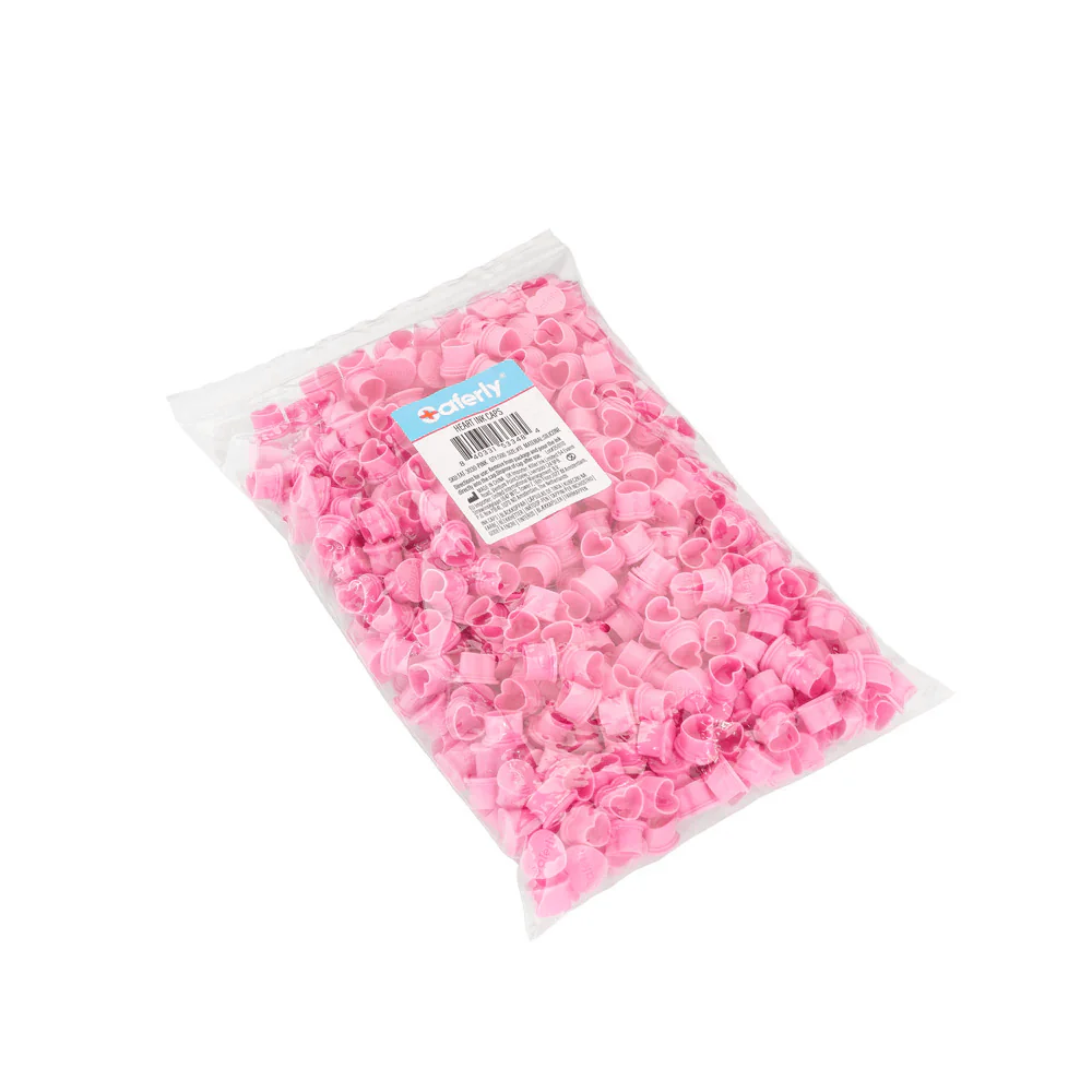 Saferly Silicone Heart Ink Caps - Medium #11 (Bag of 500) - Image 4