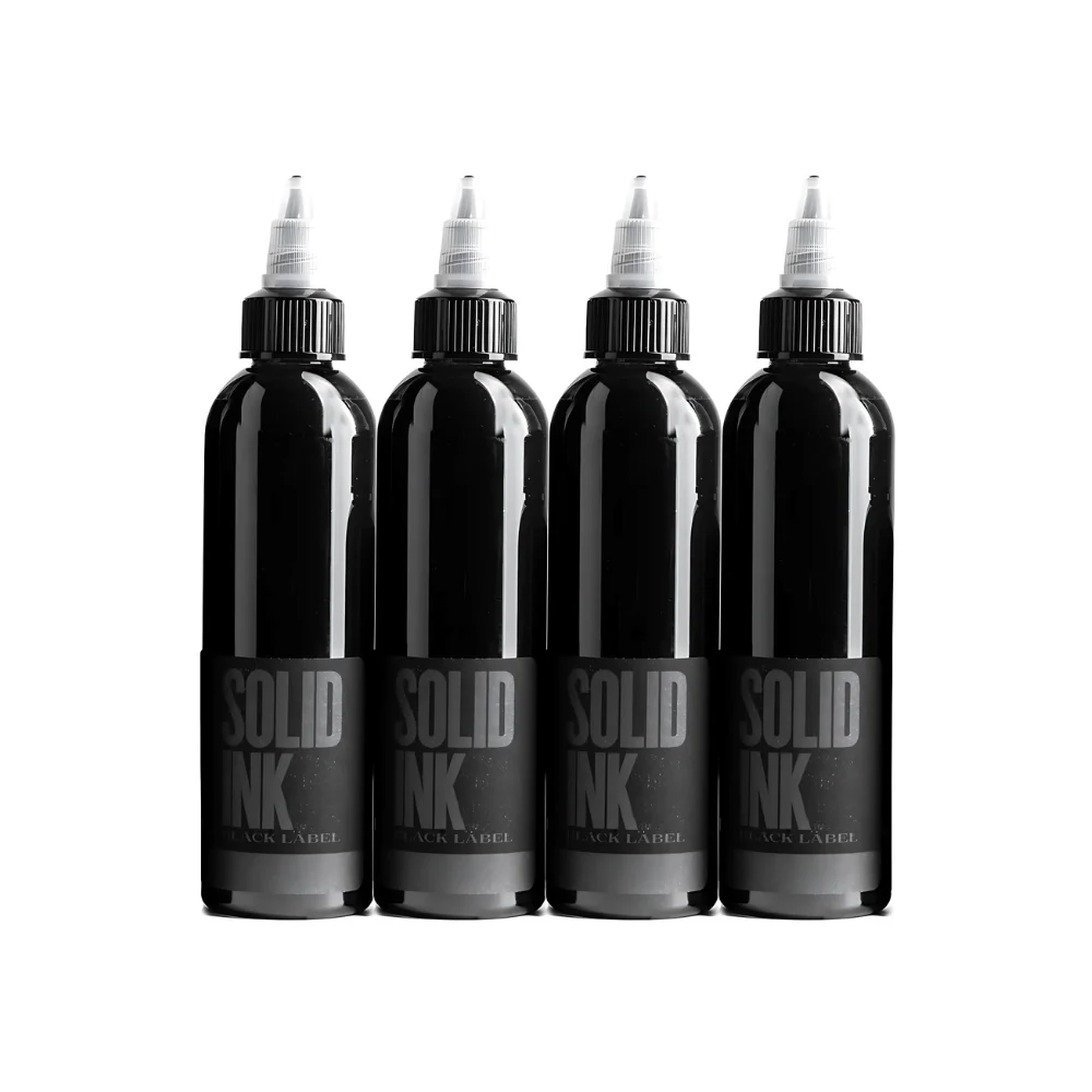 Solid Ink - Black Label Grey Wash Set (4 x 4oz) - Image 2