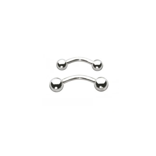 Stainless Steel Curved Barbell - Image 11