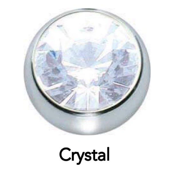 Stainless Steel Double Jewelled Naval Belly Bar - Image 37