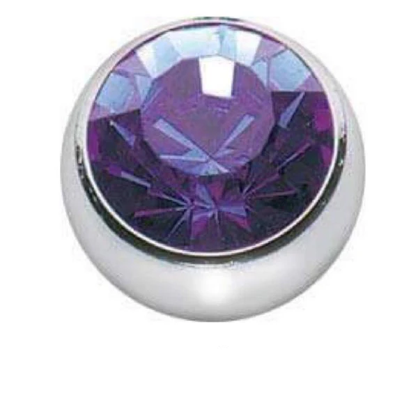 Stainless Steel Double Jewelled Naval Belly Bar - Image 69