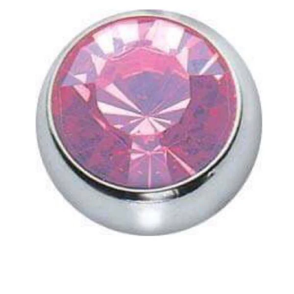Stainless Steel Double Jewelled Naval Belly Bar - Image 74