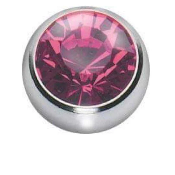 Stainless Steel Jewelled Naval Belly Bar - Image 8