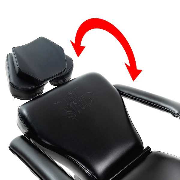 TATSoul 300 Slim Tattoo Client Chair - Black - Image 5
