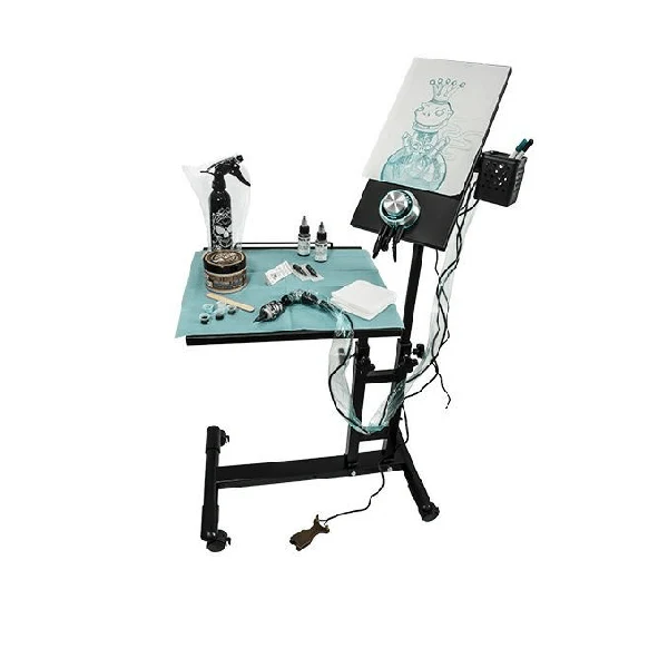 Two Tray Rolling Workstation - Image 2