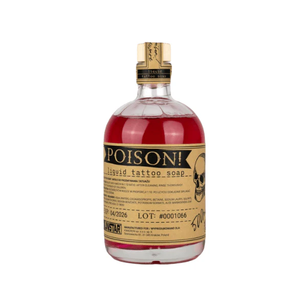 Unistar Poison Liquid Tattoo Soap Concentrate (500ml) - Image 2