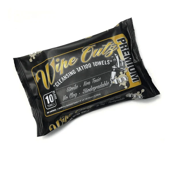 Wipe Outz™ OG Black Tattoo Towels (Dry) - Image 2