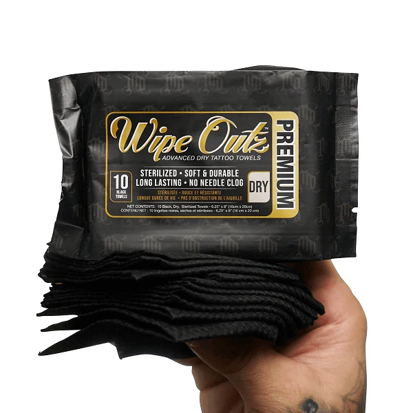 Wipe Outz™ OG Black Tattoo Towels (Dry) - Image 3