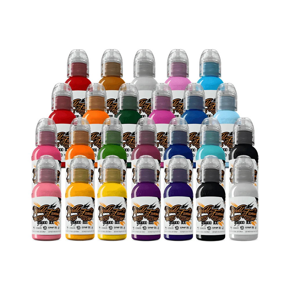 World Famous Ink - 25 Colour Set 30ml (1oz)