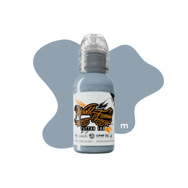 World Famous Ink - A.D. Pancho Pastel Grey (Set of 6) - Image 2