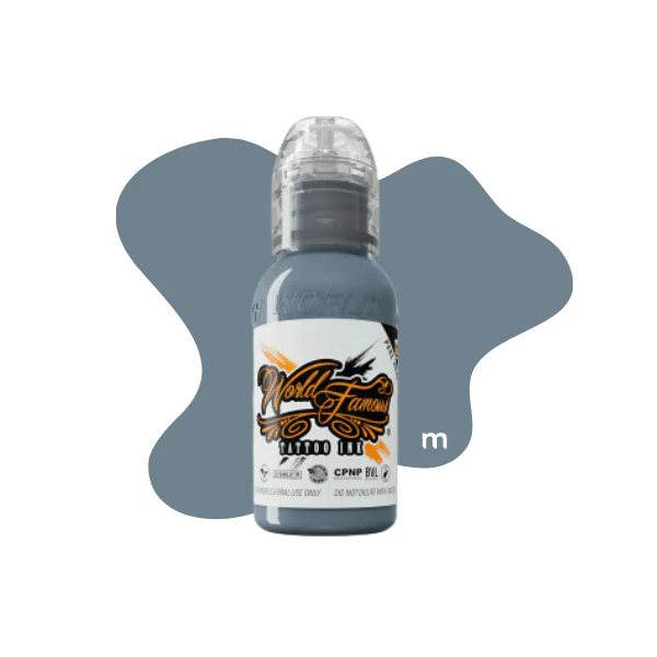 World Famous Ink - A.D. Pancho Pastel Grey (Set of 6) - Image 3