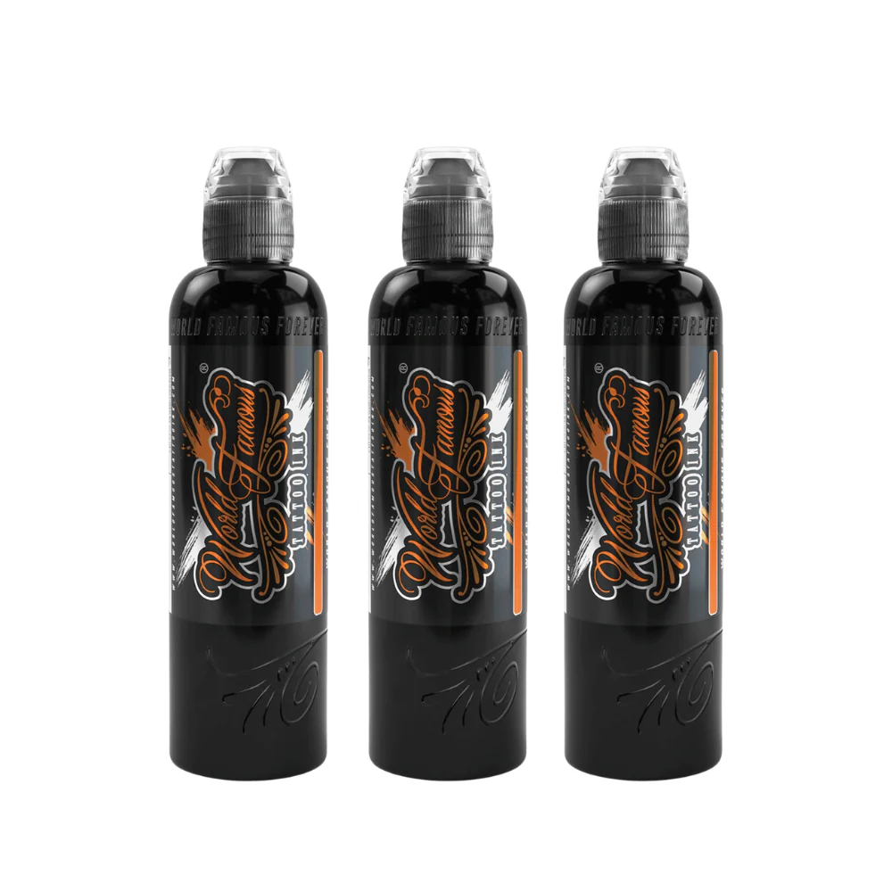 World Famous Ink - Charcoal Greywash Set 120ml (4oz)