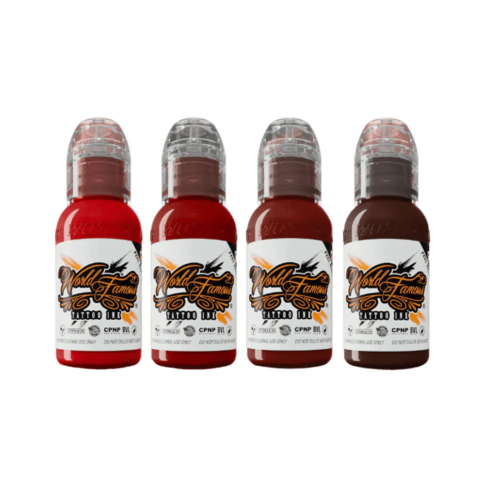 World Famous Ink - Maks Kornev's Blood Colour Set 30ml (1oz)